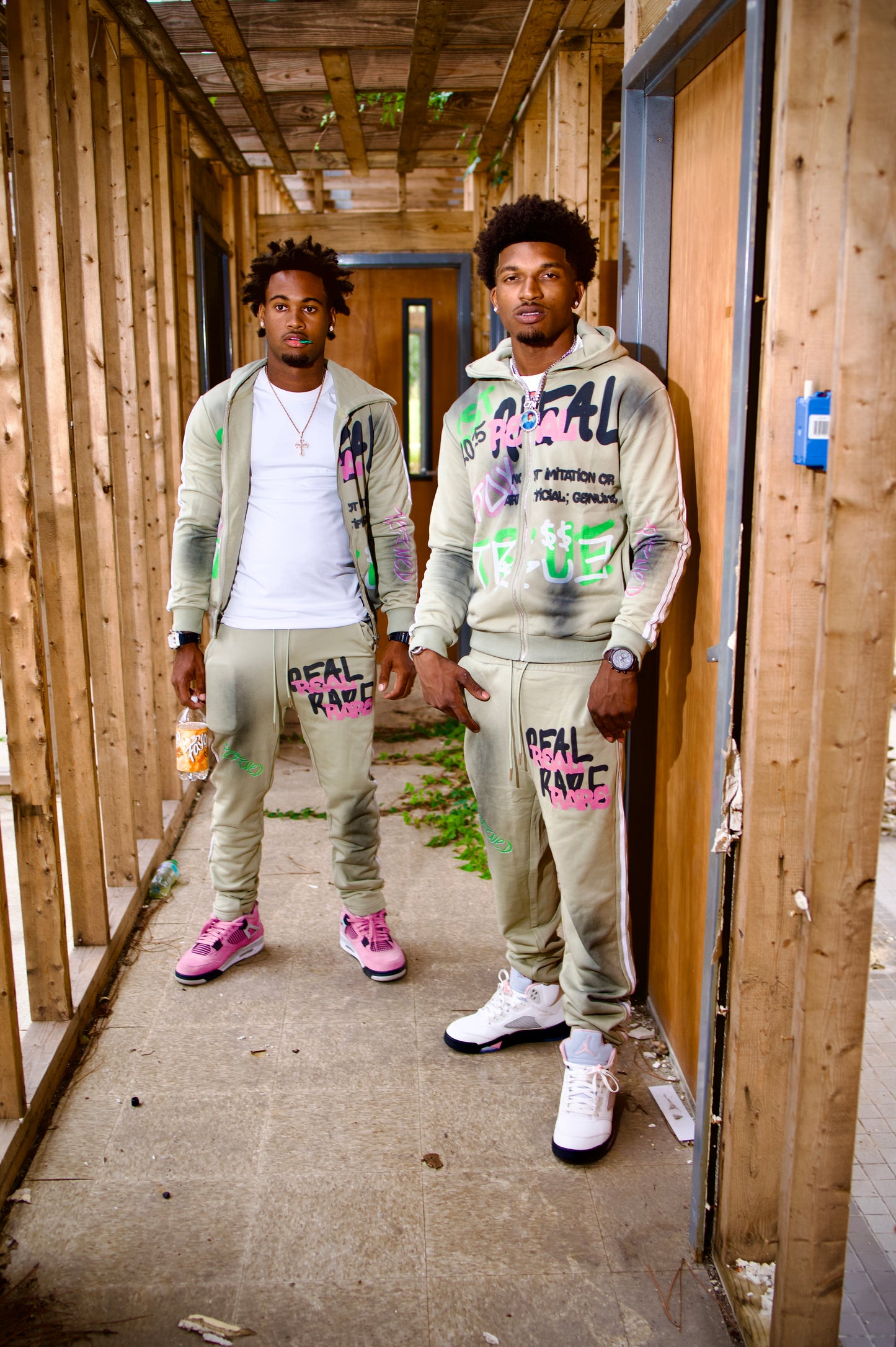 Grey Graffiti Sweatsuit