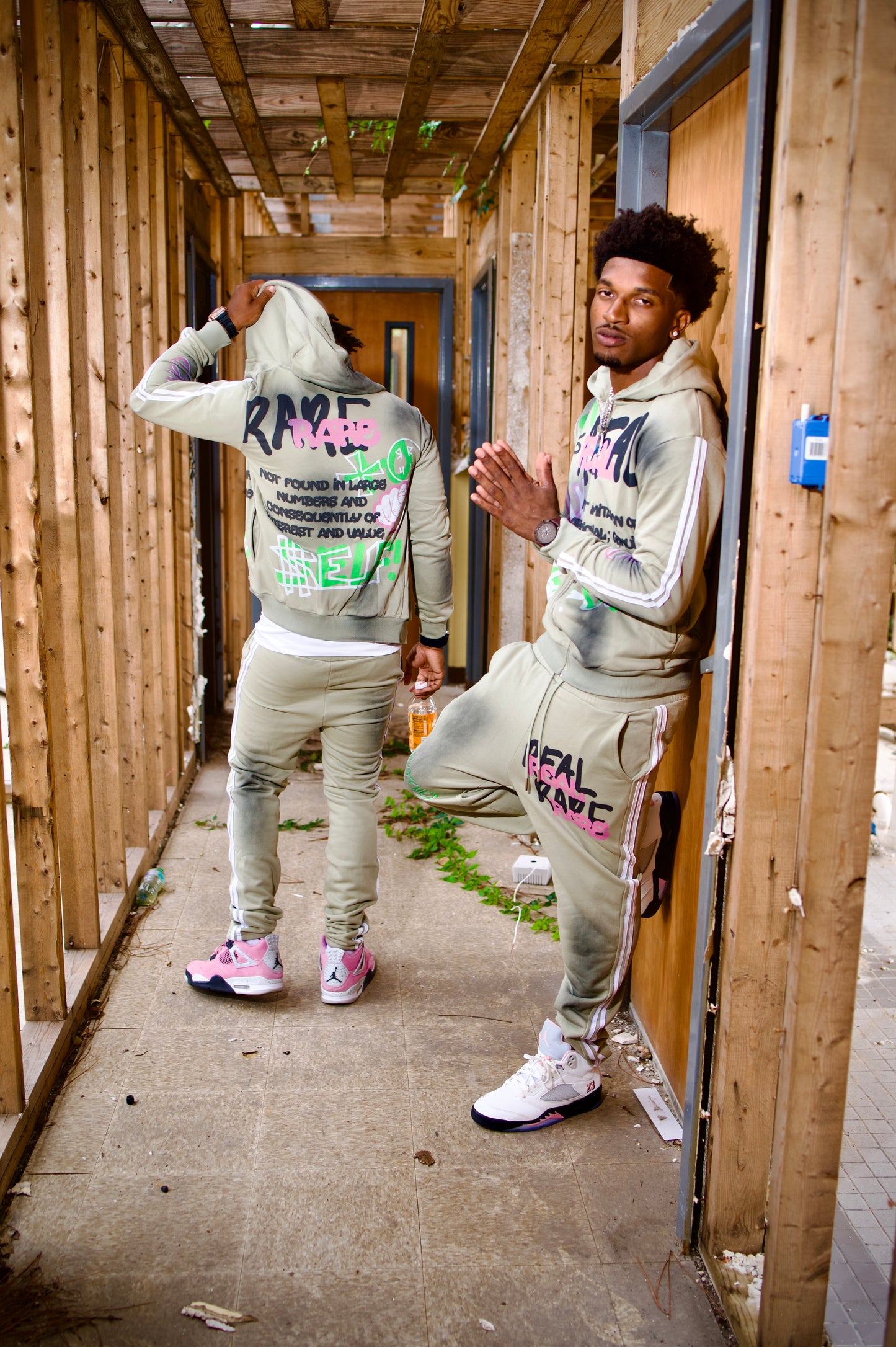 Grey Graffiti Sweatsuit