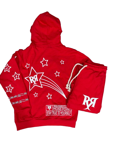 Red Staple Sweatsuit