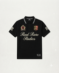 Lucky 7- Black Polo T shirt