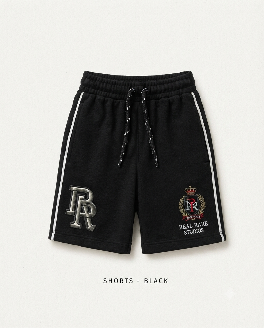 Real Rare- Black all day comfy Shorts